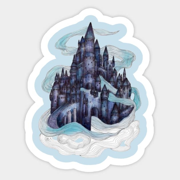 dream castel Sticker by frankzaboer